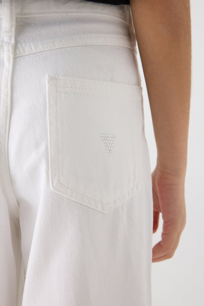 Girl White Trousers