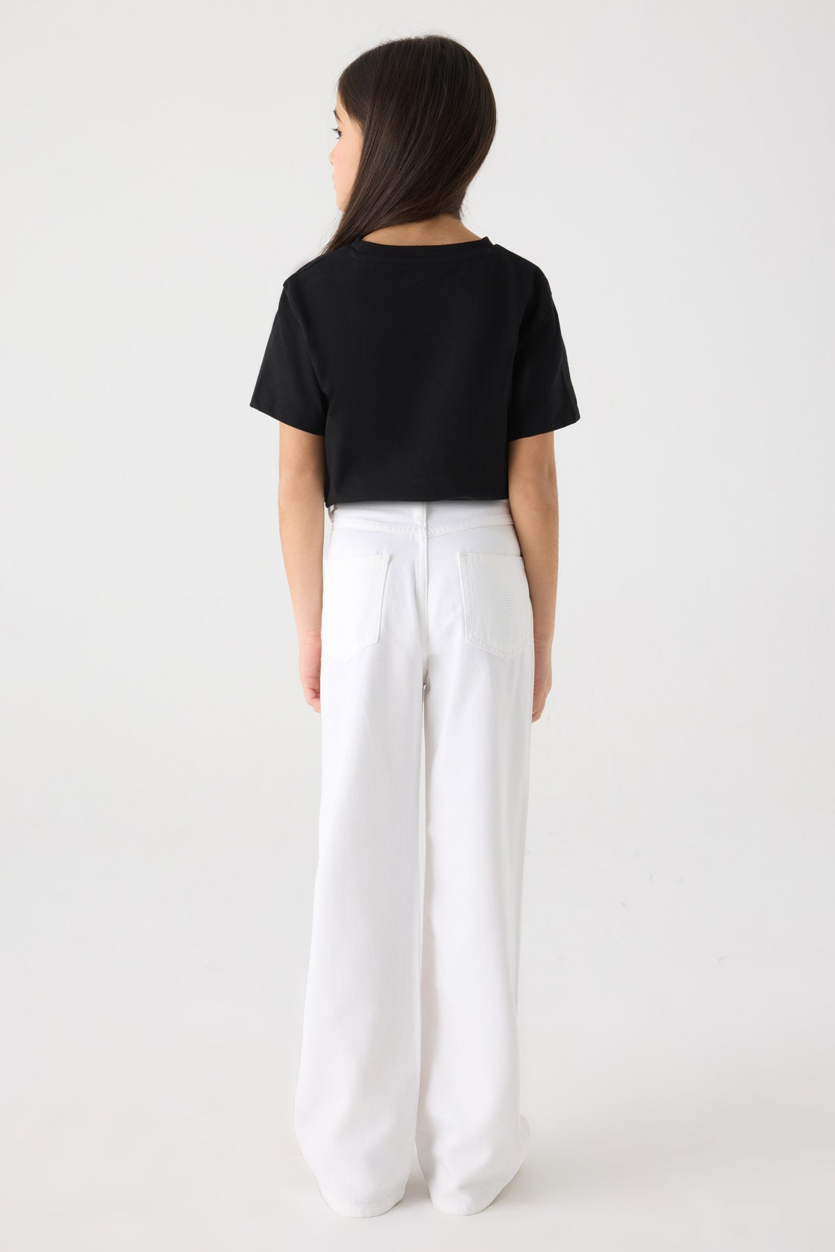 Girl White Trousers