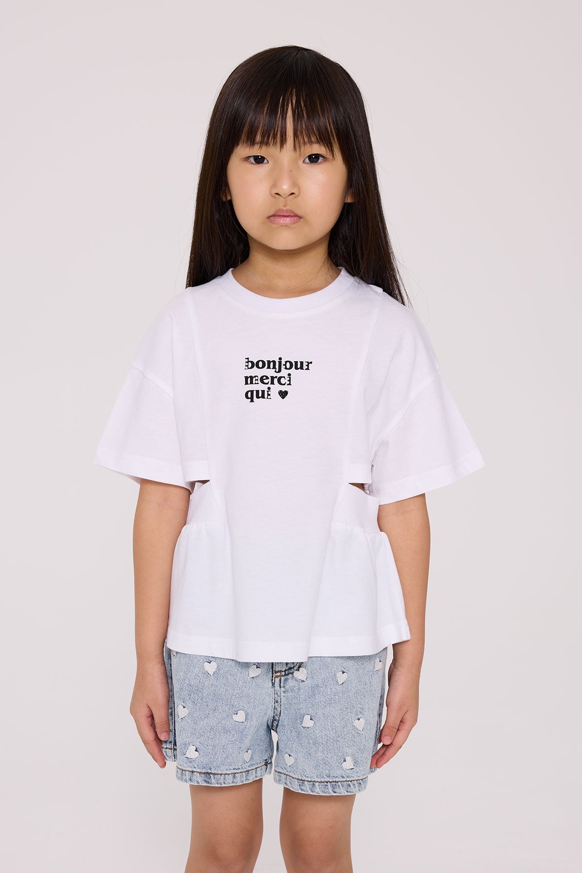 Girl White Tshirt