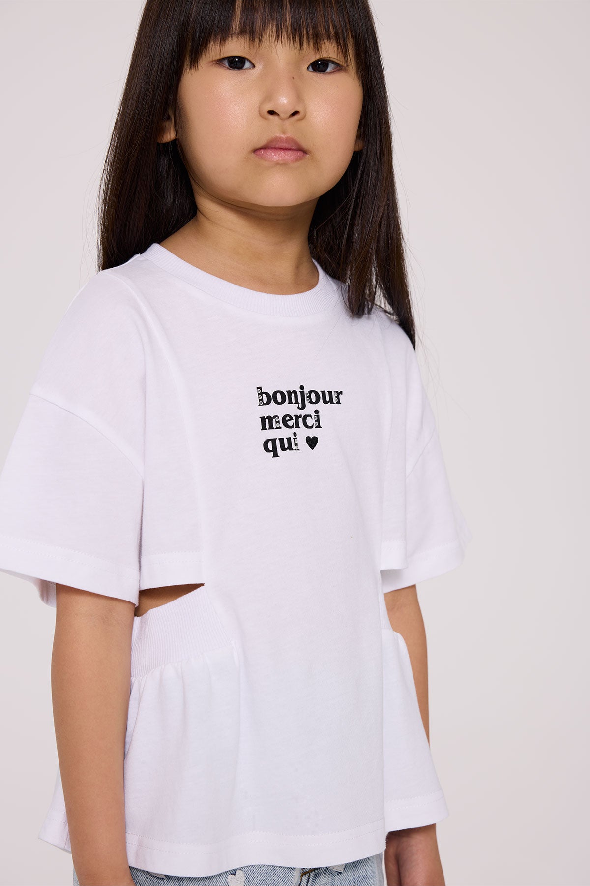Girl White Tshirt