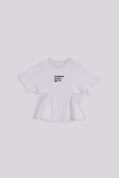 Girl White Tshirt