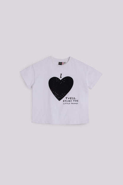 Girl White Tshirt