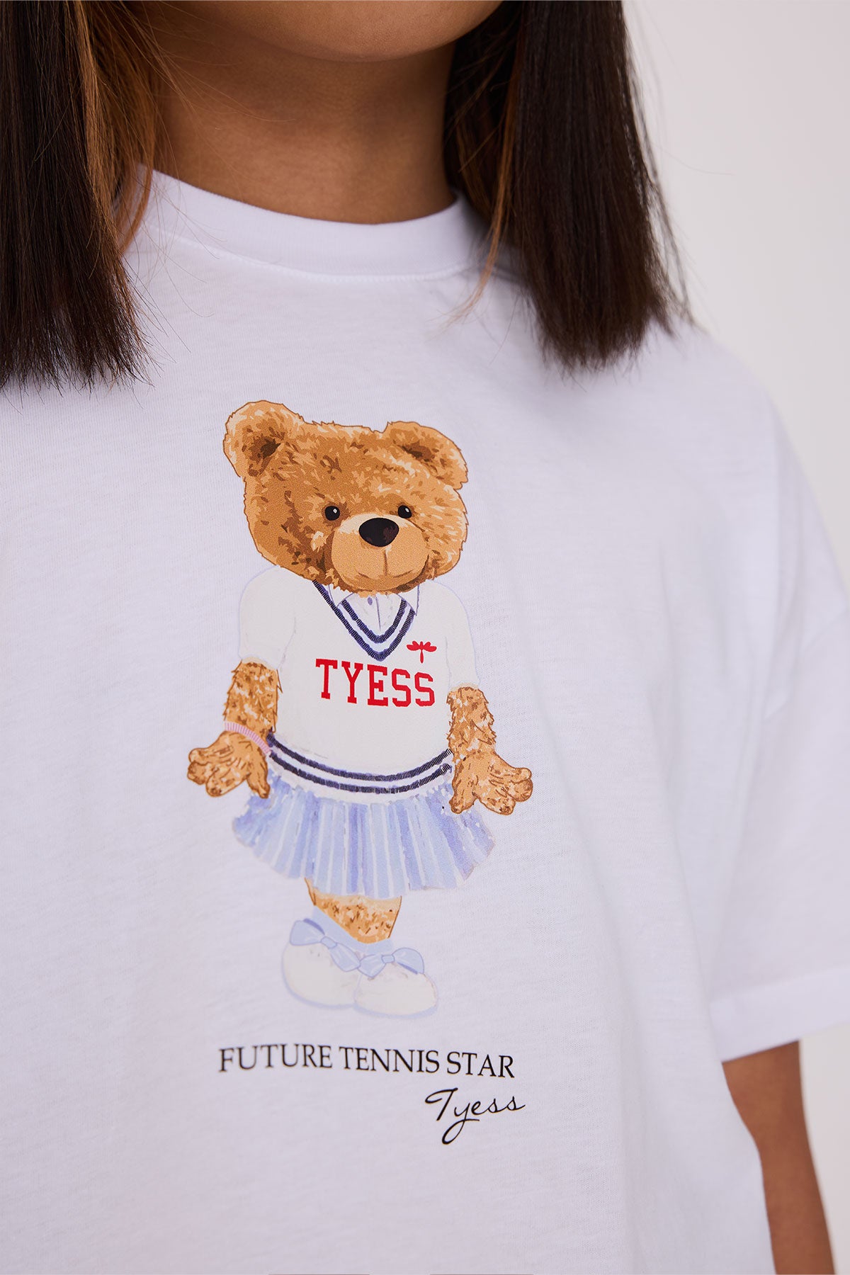 Girl White Tshirt
