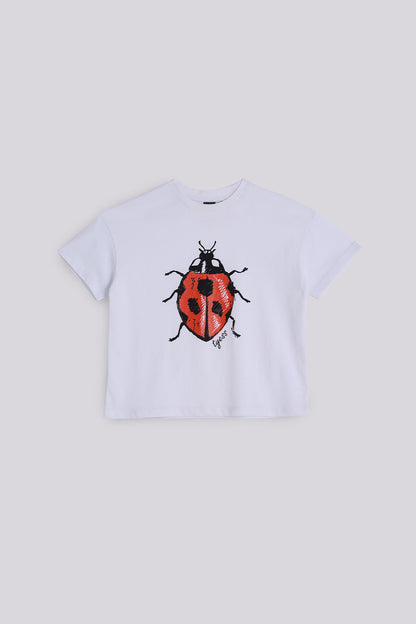 Girl White Tshirt