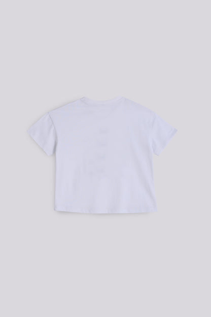 Girl White Tshirt