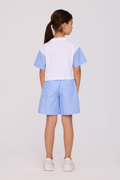 Girl White Tshirt