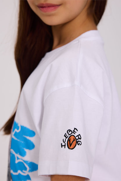 Girl White Tshirt