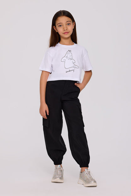Girl White Tshirt