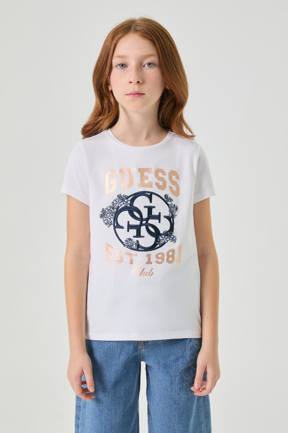 Girl White Tshirt