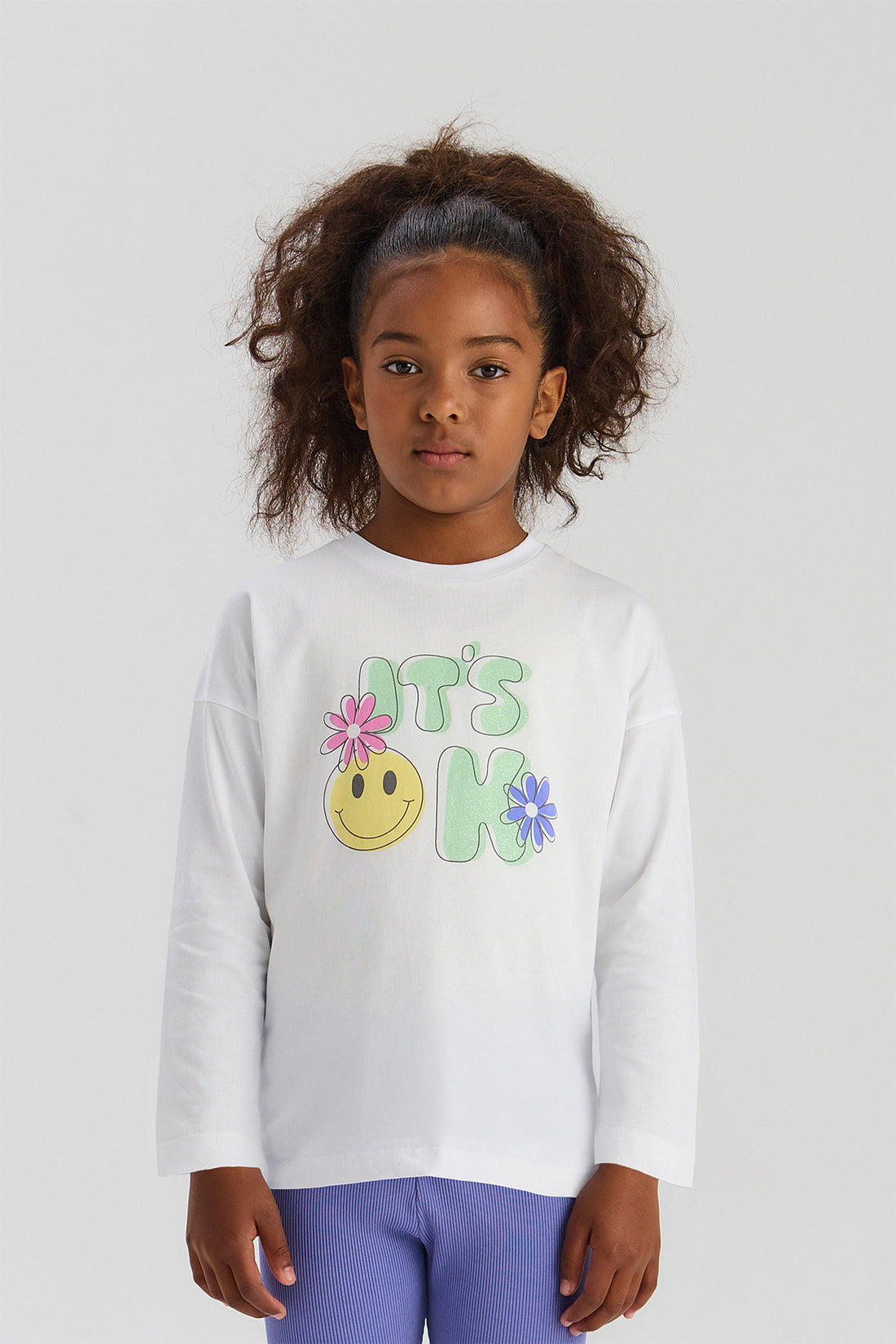 Girl White Tshirt