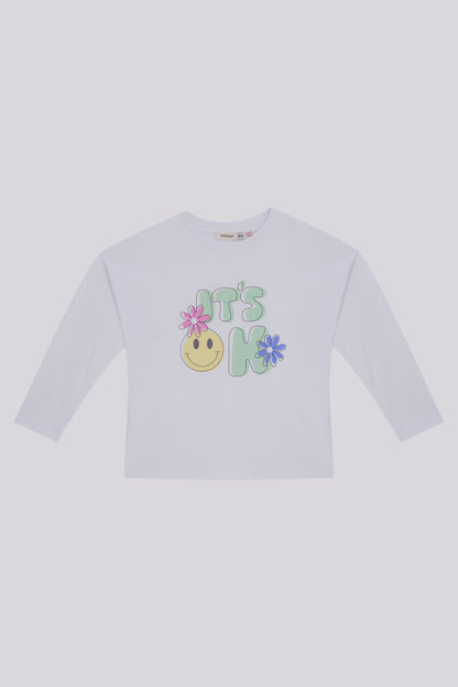 Girl White Tshirt