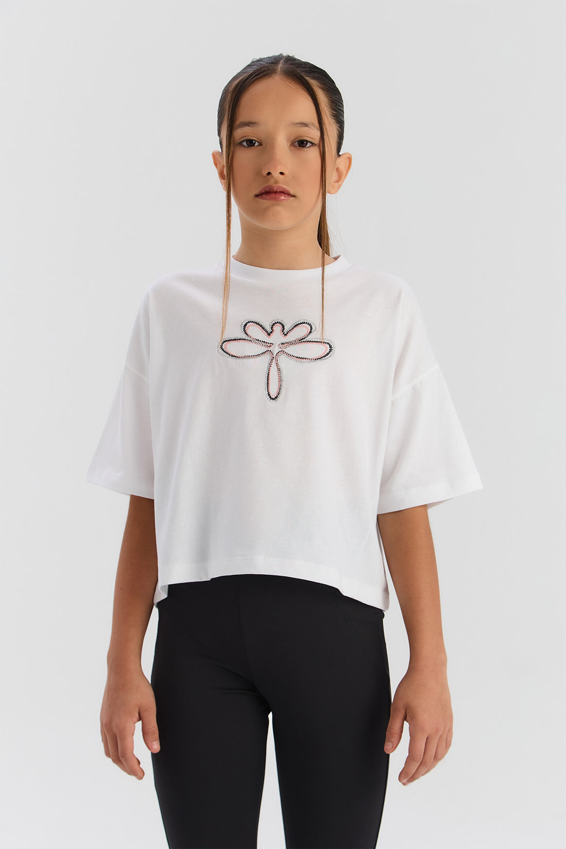 Girl White Tshirt