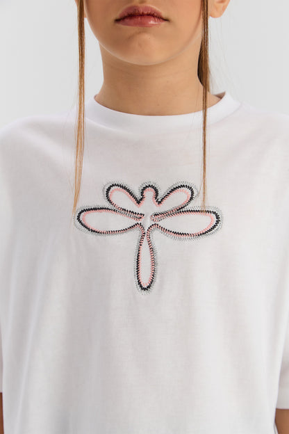 Girl White Tshirt