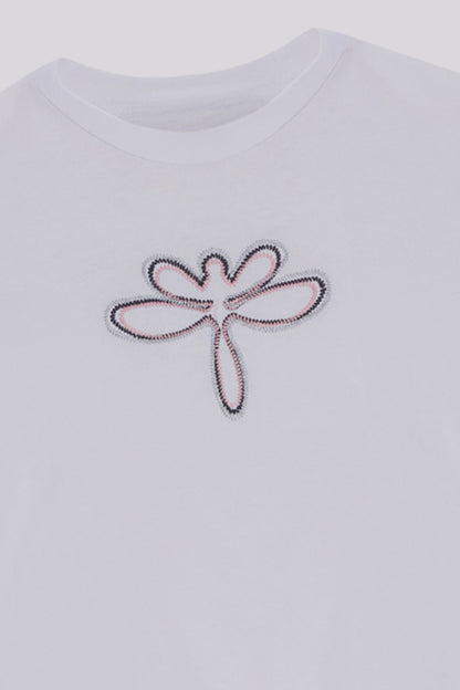 Girl White Tshirt