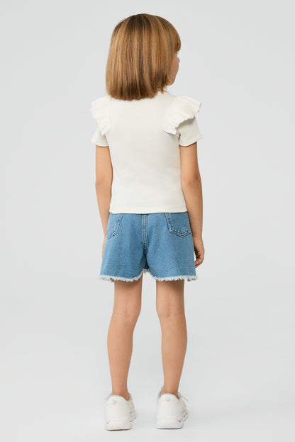 Girl White Tshirt