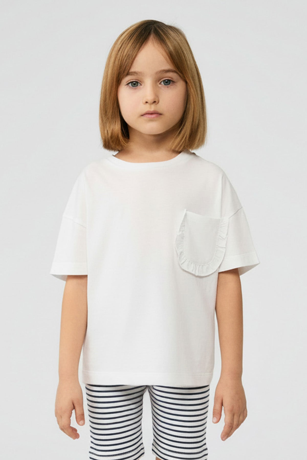 Girl White Tshirt