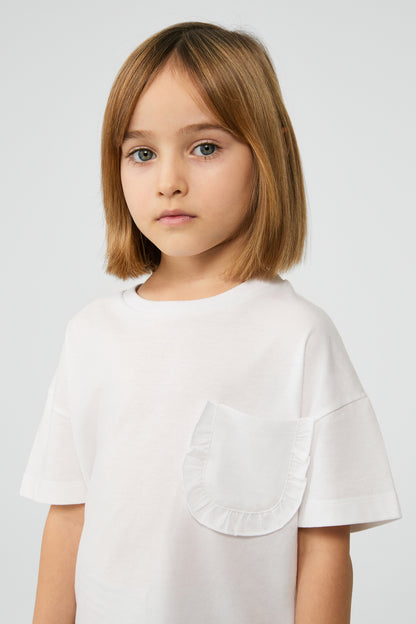 Girl White Tshirt