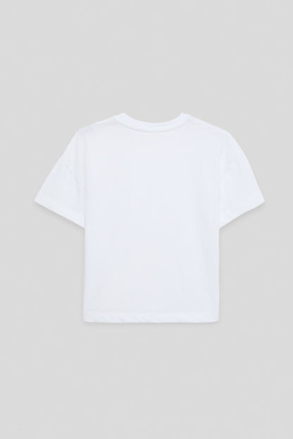 Girl White Tshirt