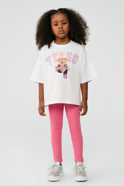 Girl White Tshirt