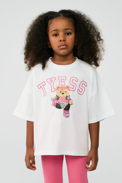Girl White Tshirt