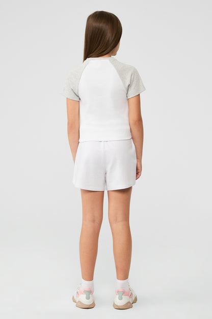 Girl White Tshirt