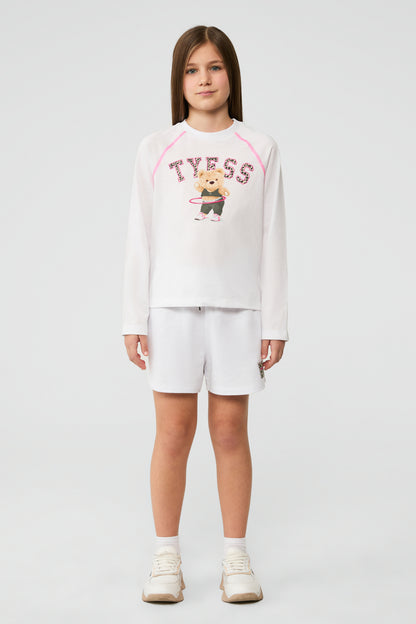 Girl White Tshirt