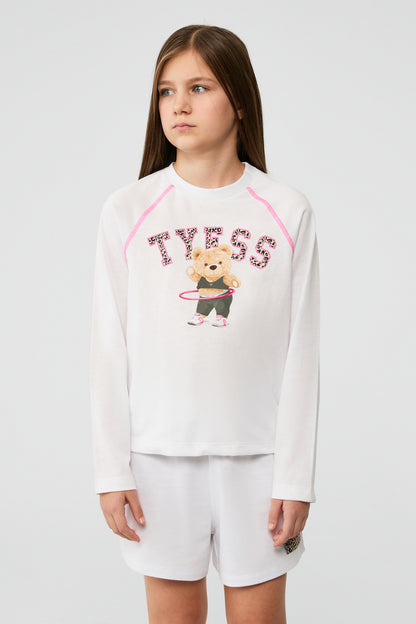 Girl White Tshirt