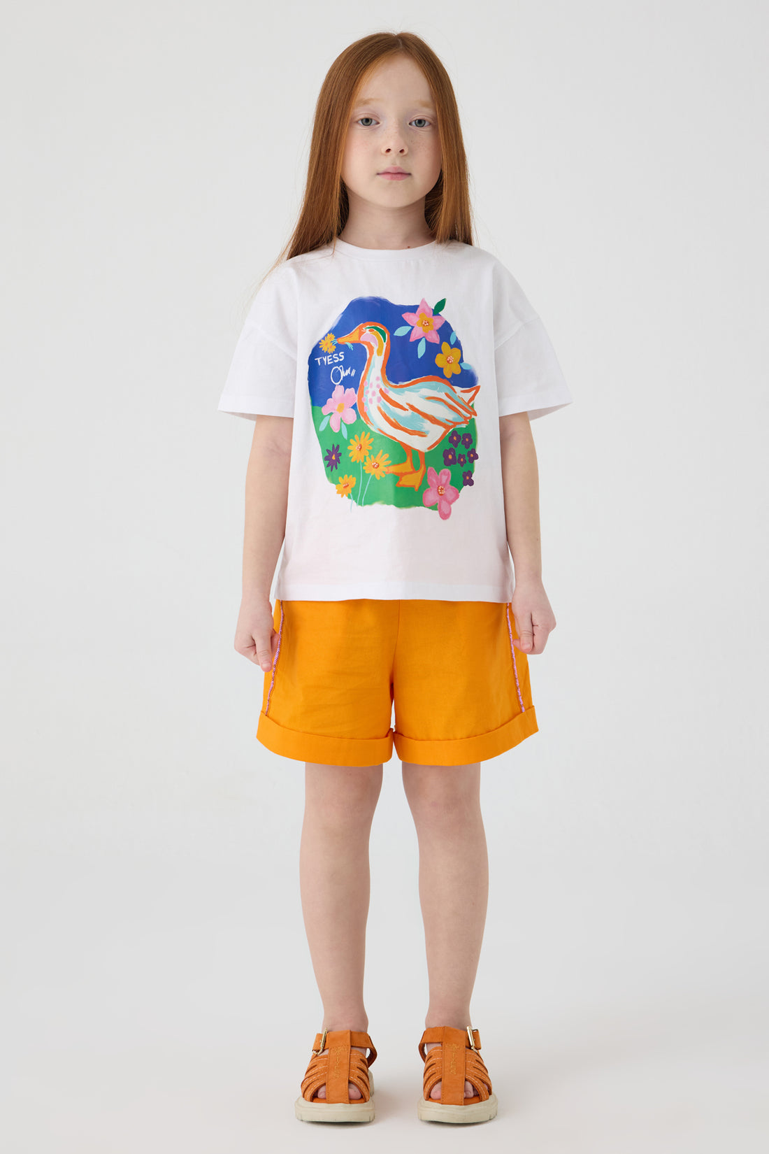 Girl White Tshirt