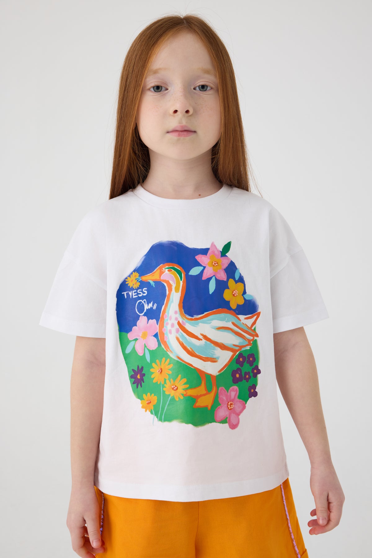 Girl White Tshirt
