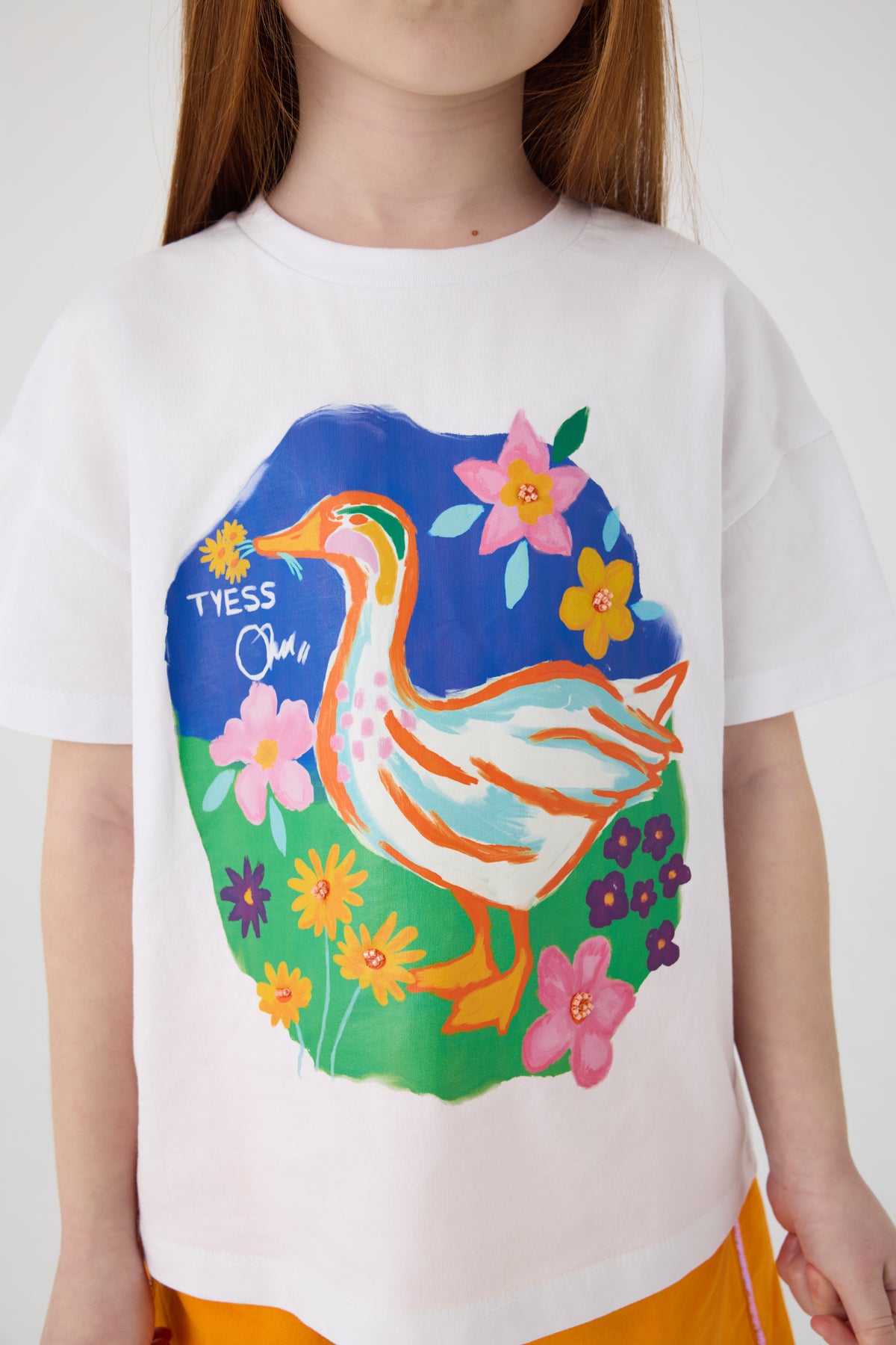 Girl White Tshirt