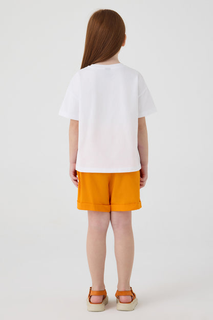 Girl White Tshirt