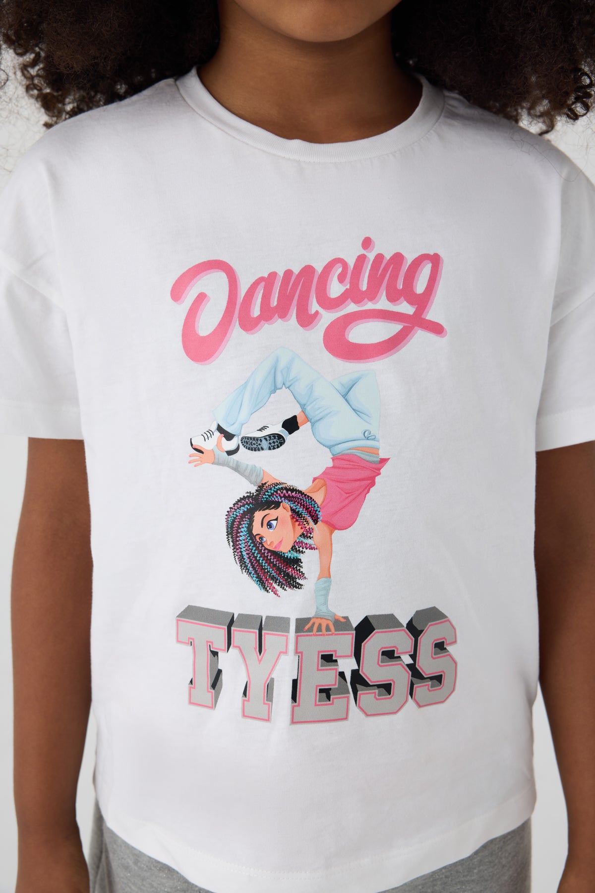 Girl White Tshirt