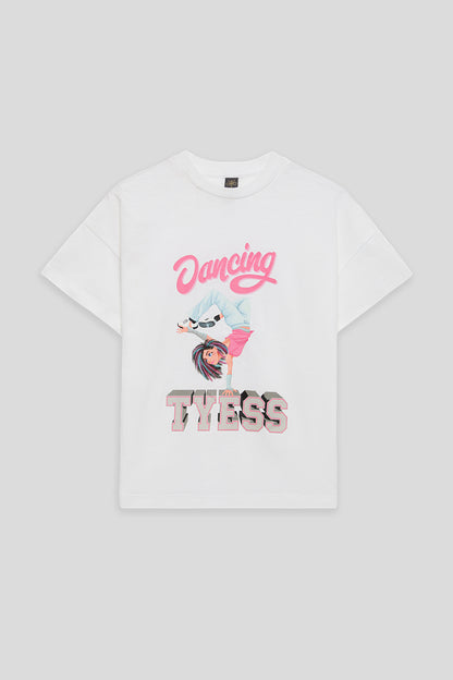 Girl White Tshirt