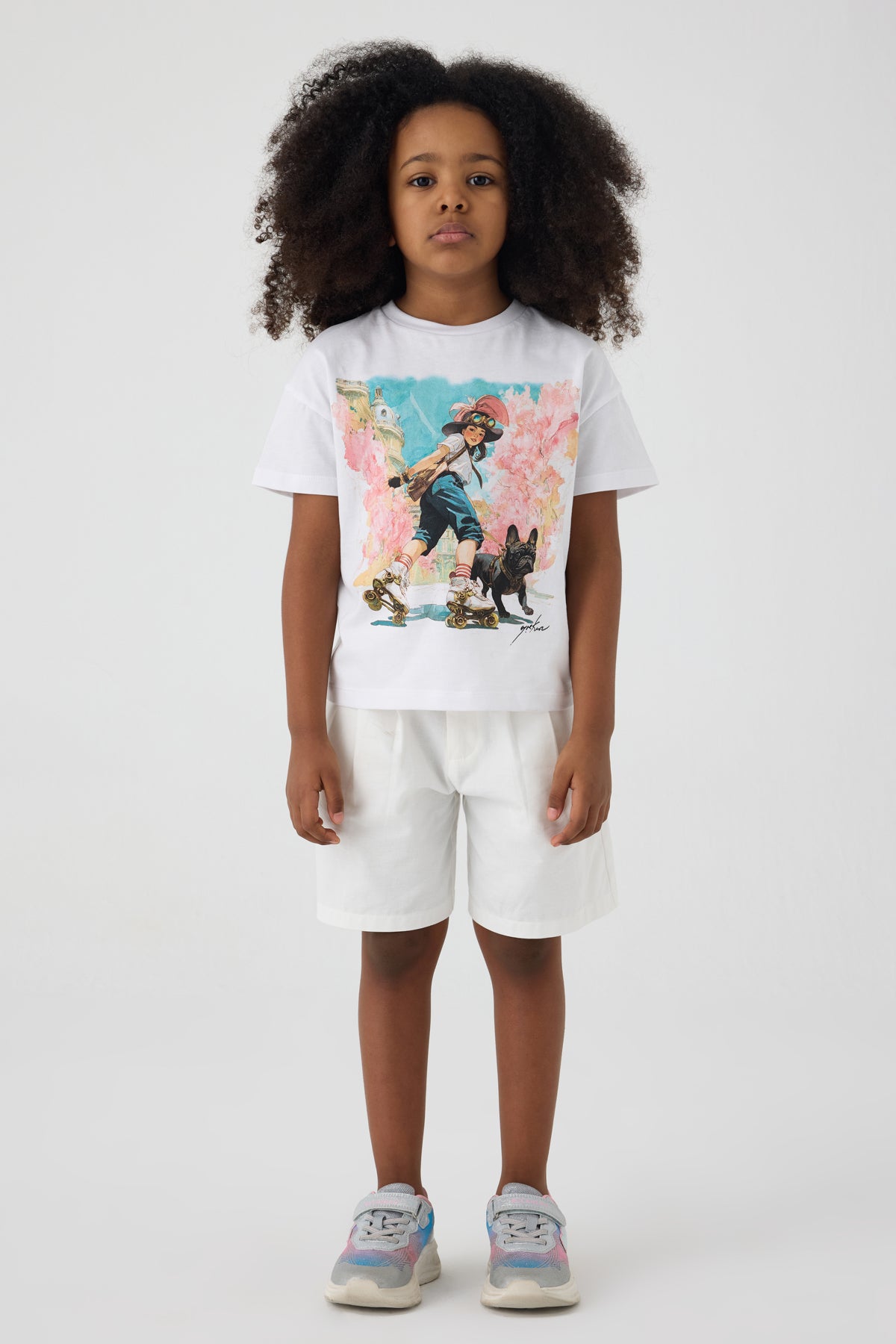Girl White Tshirt