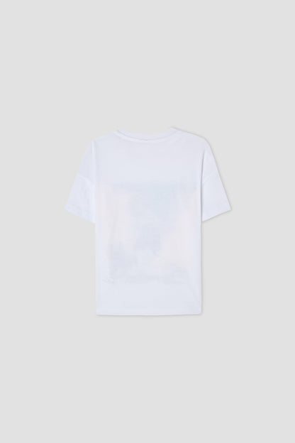 Girl White Tshirt