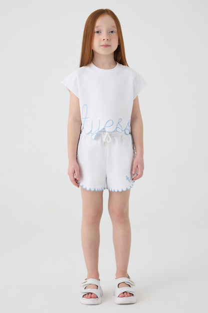 Girl White Tshirt