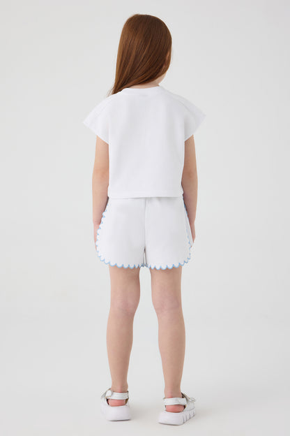 Girl White Tshirt
