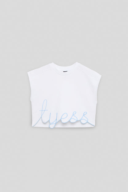 Girl White Tshirt