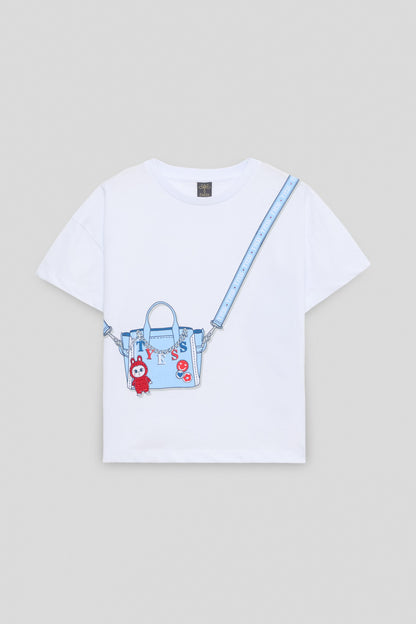 Girl White Tshirt