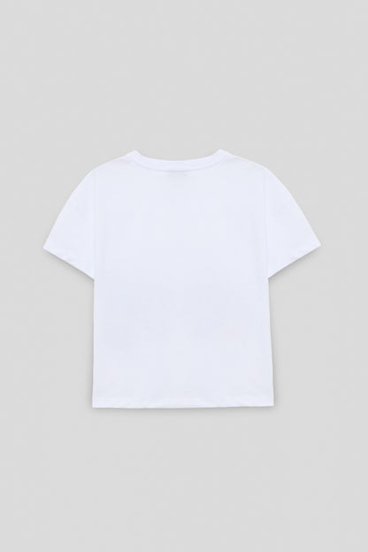 Girl White Tshirt