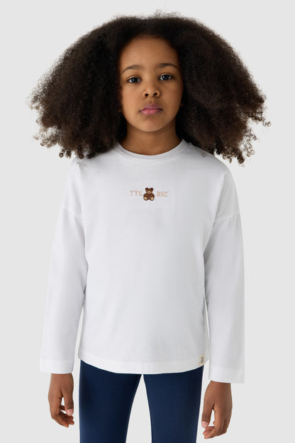 Girl White Tshirt