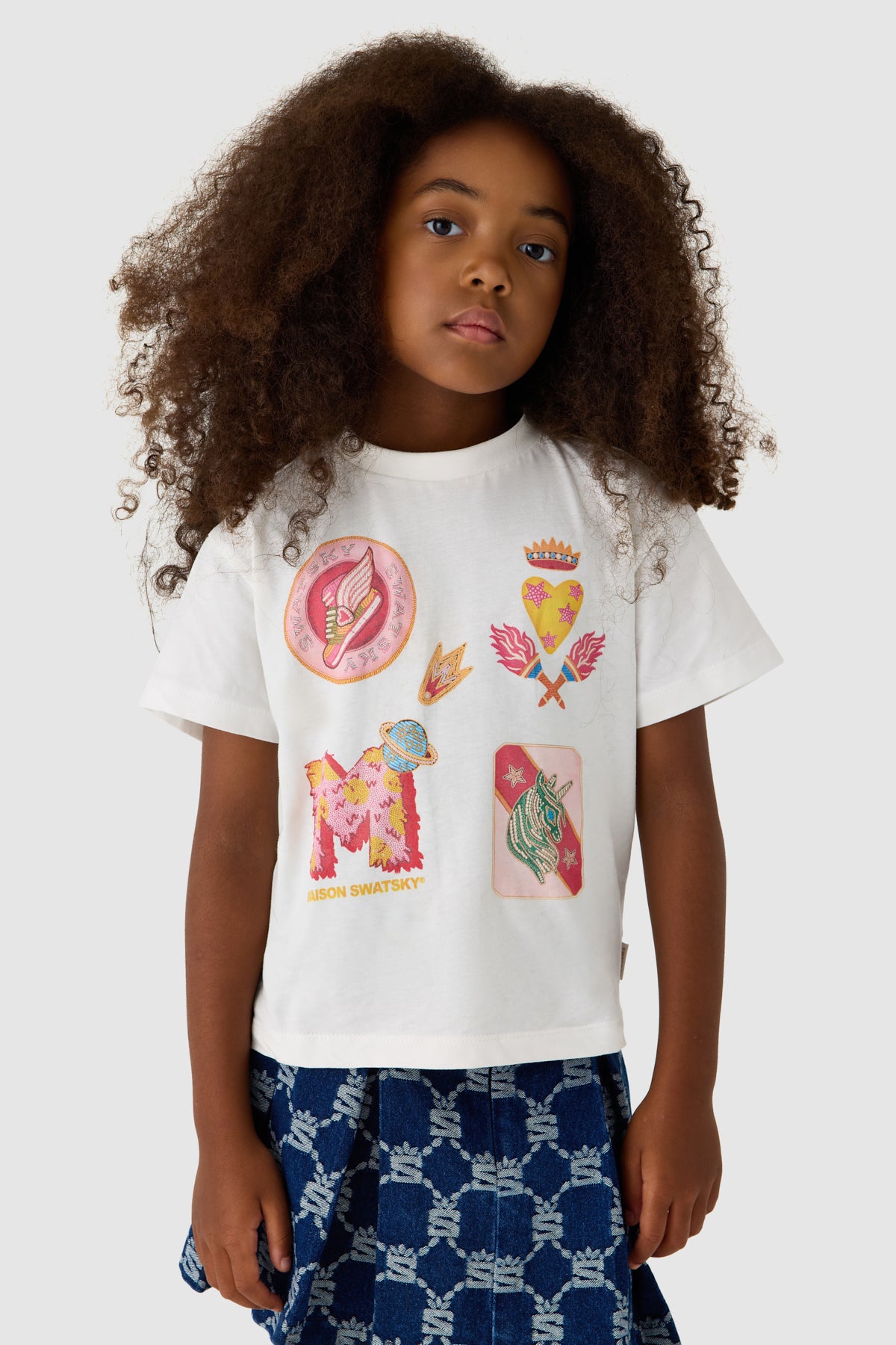 Girl White Tshirt