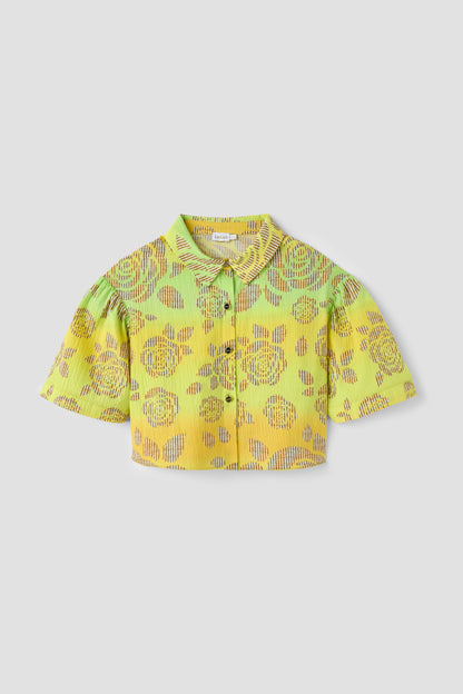 Girl Yellow Blouse