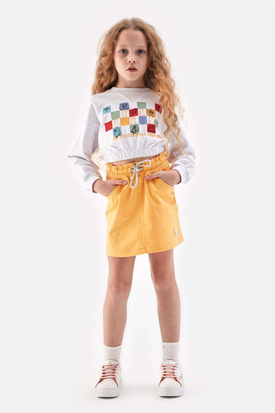 Girl Yellow Skirt - BgStore