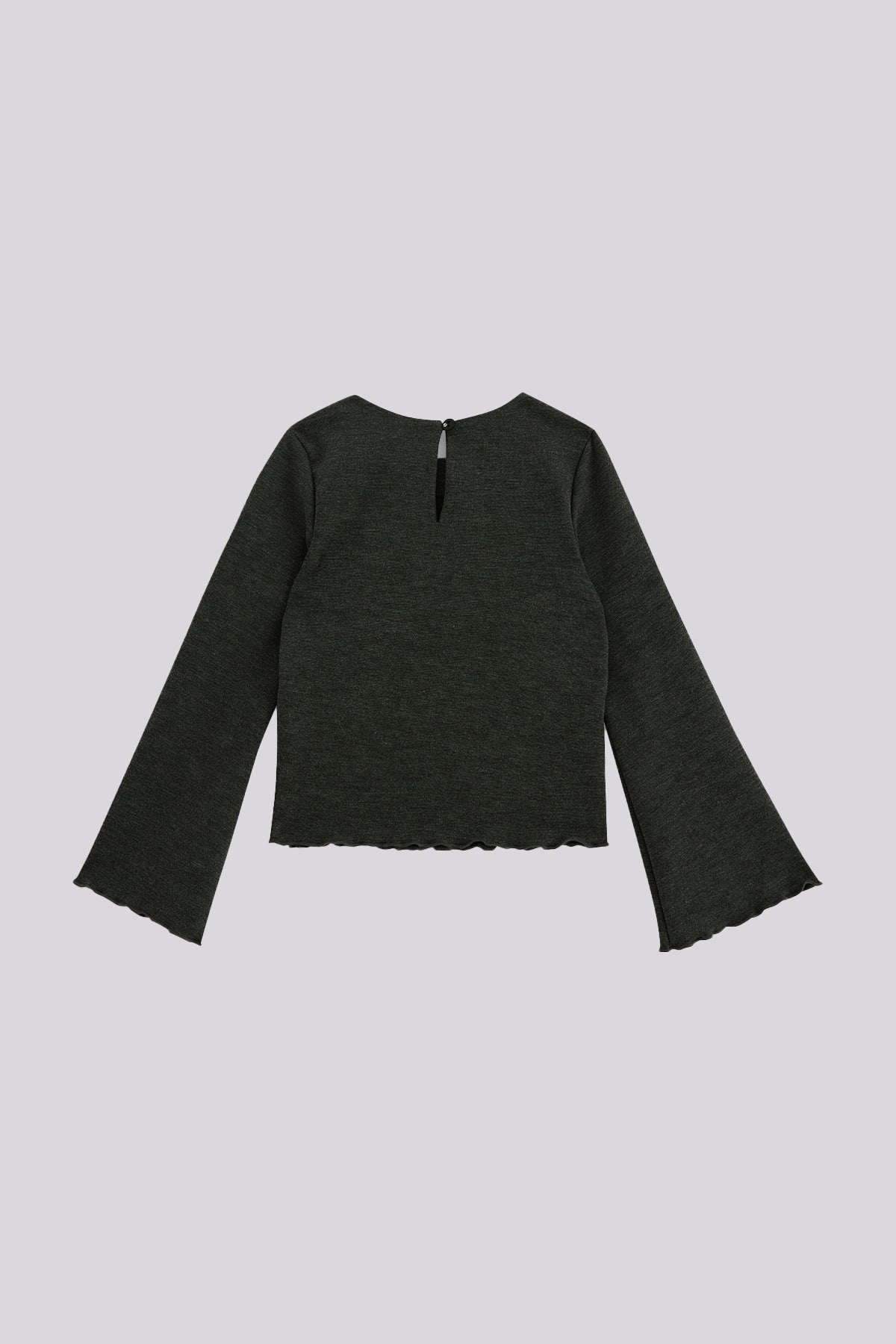 Girls Anthracite Blouse