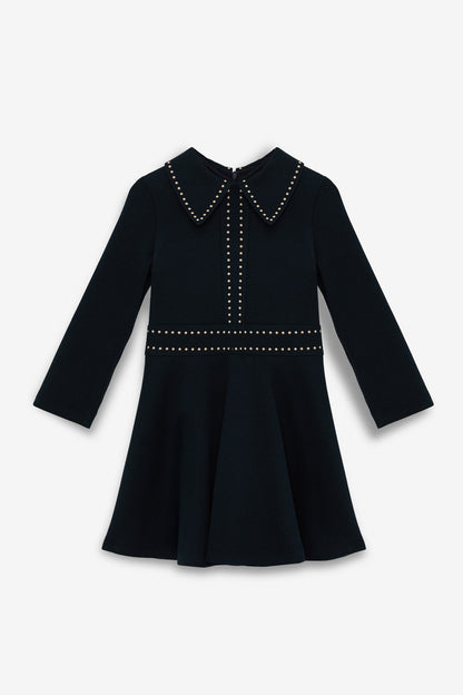 Girls Dark Navy Dress
