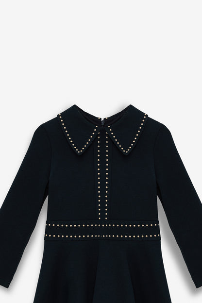 Girls Dark Navy Dress