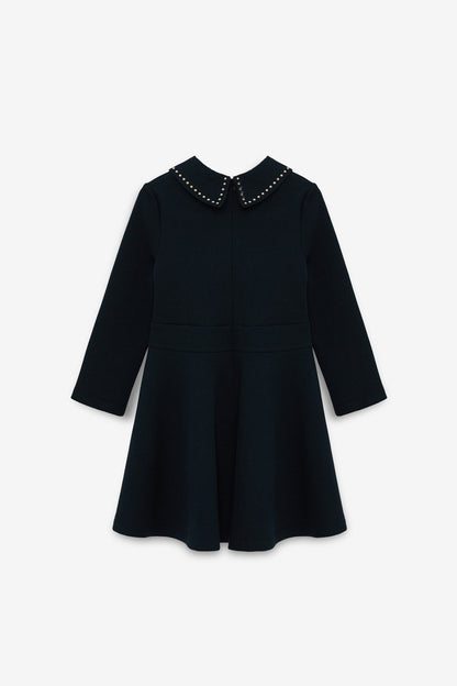 Girls Dark Navy Dress