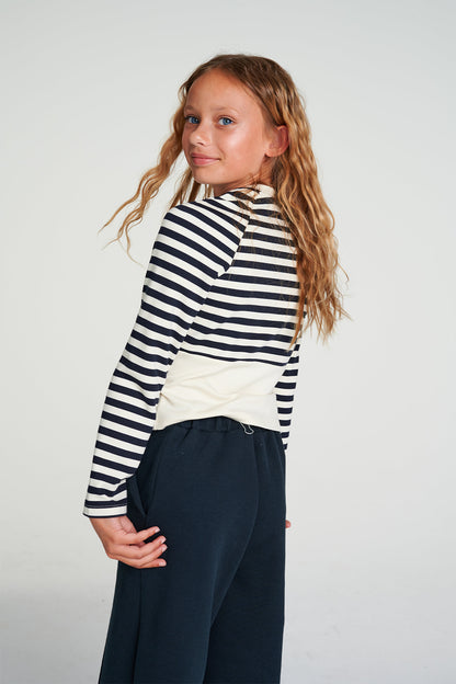 Girls Dark Navy Trousers