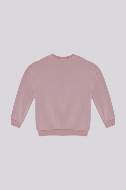 Girls Dusty Rose Sweatshirt